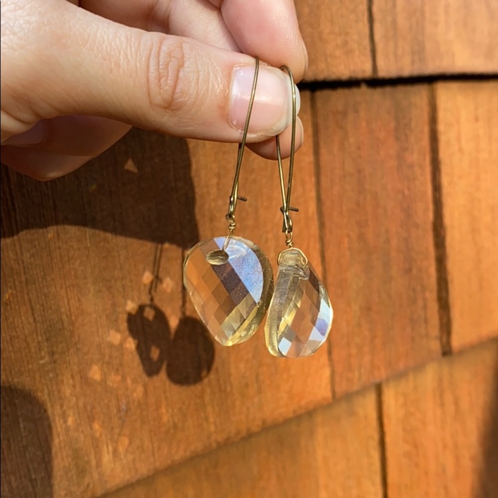Teardrop Crystal Earrings 😍💫